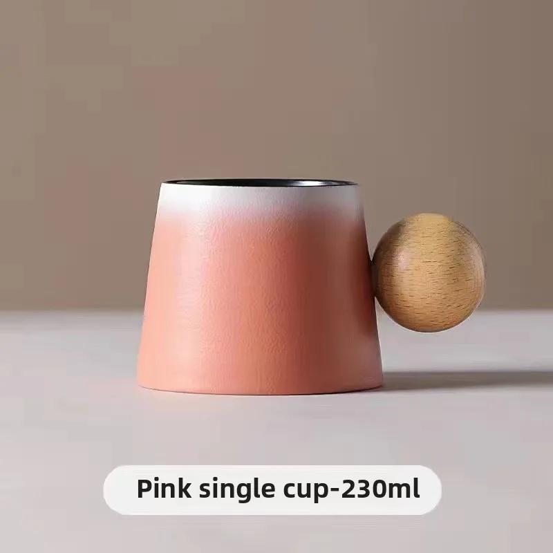 Modern Simple Household Mug Water Cup Set Ceramic Coffee Lovers Afternoon Tea Milk Office Drinking