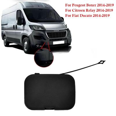 1x 1611707280 Front Bumper Towing Eye Hook Cover 735589787 For Peugeot Boxer Citroen Relay Jumper Fiat Ducato 2014-2019