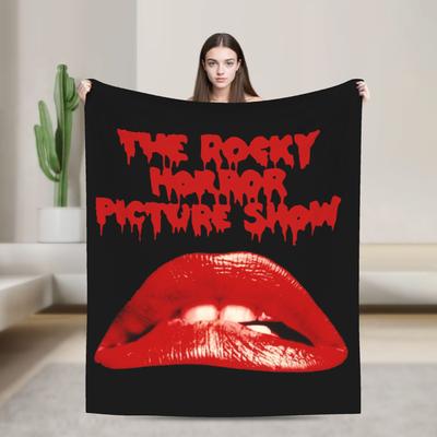 Koc Flanelowy The Rocky Horror Picture Show Jesień/Zima Wielofunkcyjny Cienki Koc do Łóżka Kanapy Dywanik