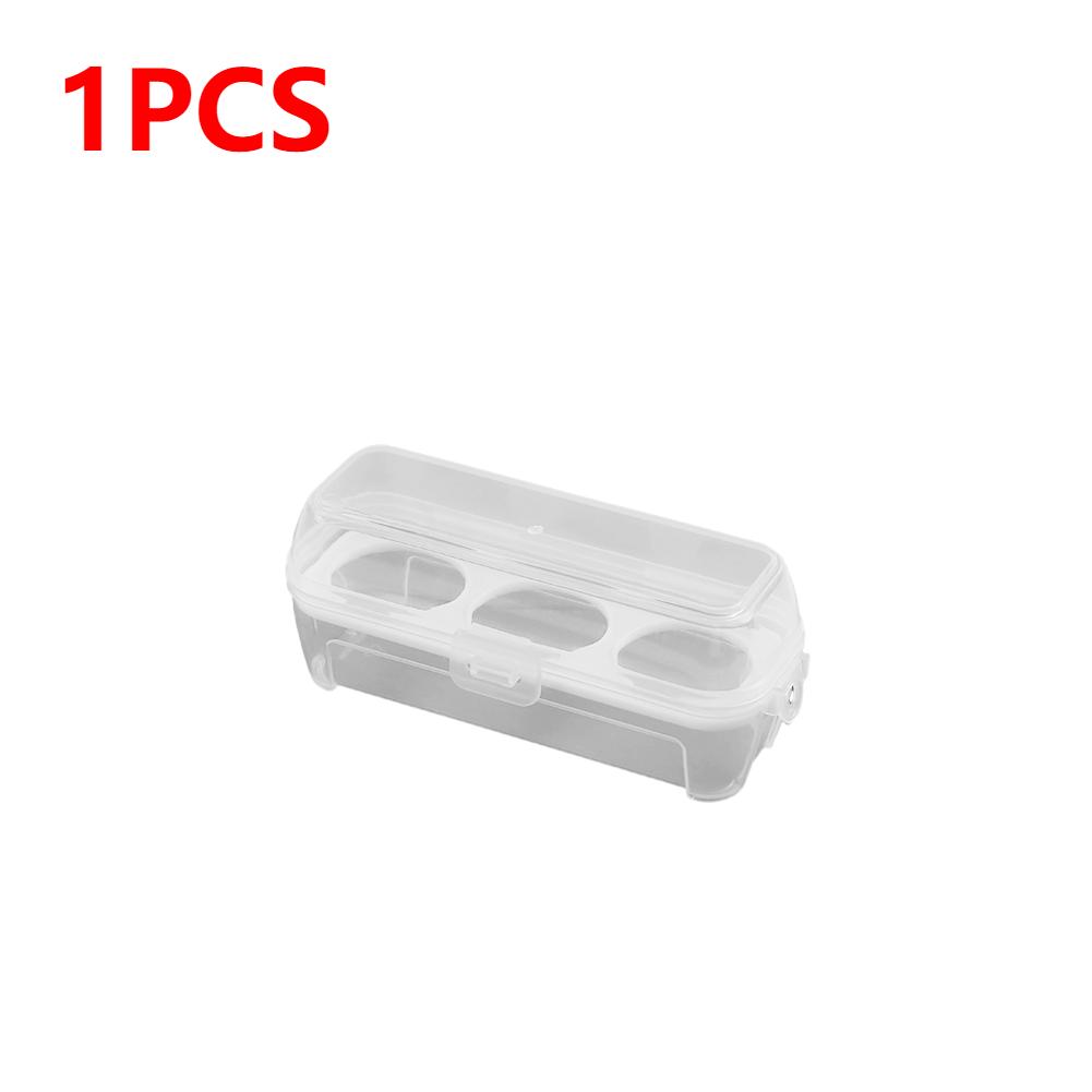 

1-2pcs Portable Eggs Box Case Kitchen Container Organizer for Outdoor Camping Picnic Transparent 3/4/8 Grids Egg Holder