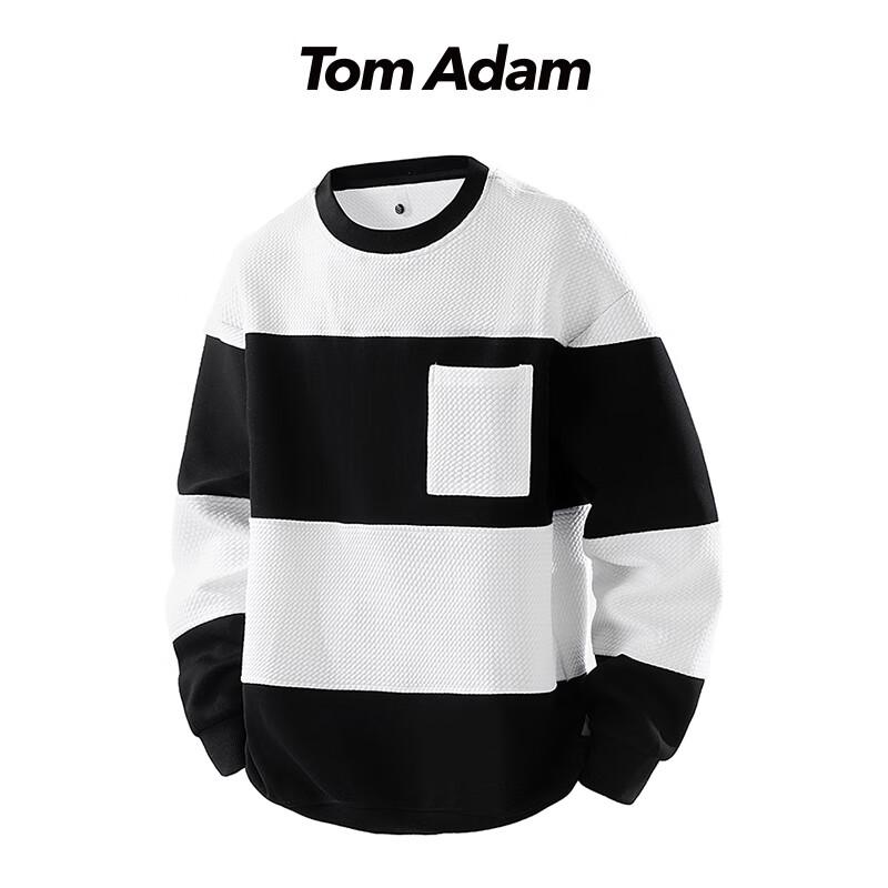 

ТОМ АДАМ Свитшот оверсайз в американском стиле с круглым вырезом 4XL