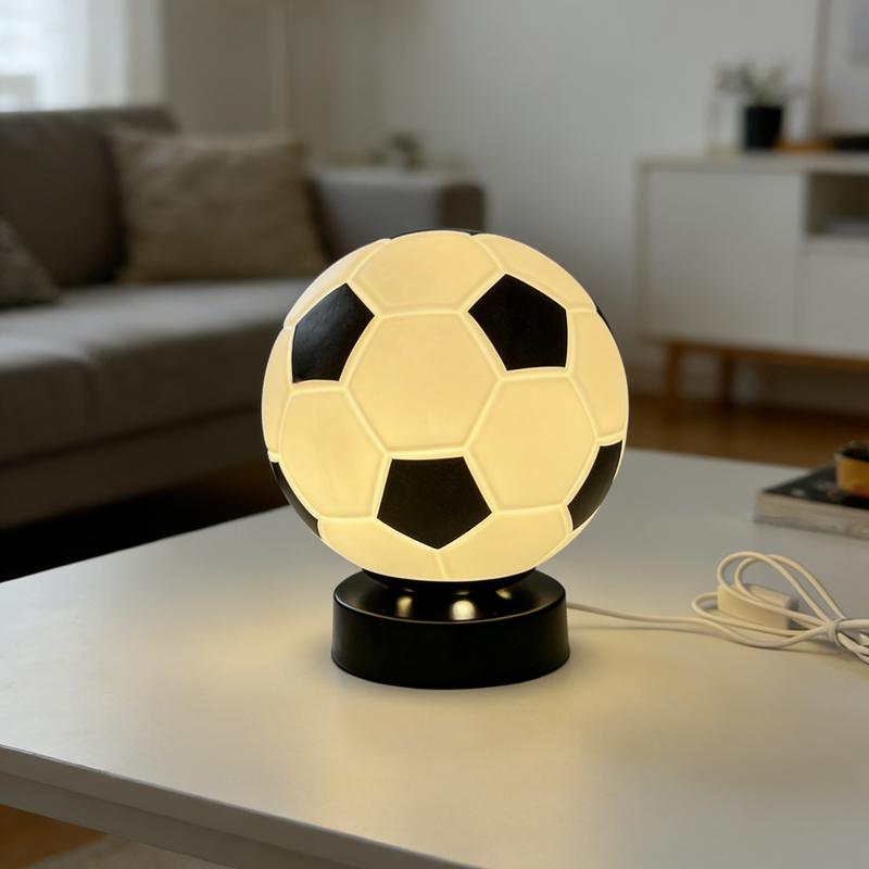 Football LED High-End Creative Gift Table Lamp New Year Kids Fans Boys Girls Birthday Desktop Ornament Decor Lamp