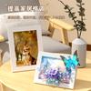 Creative Flower Insects Po Frame Building Blocks Toys New Year Decoration For Desktop Wall Magnetic Refrigerator Sticker