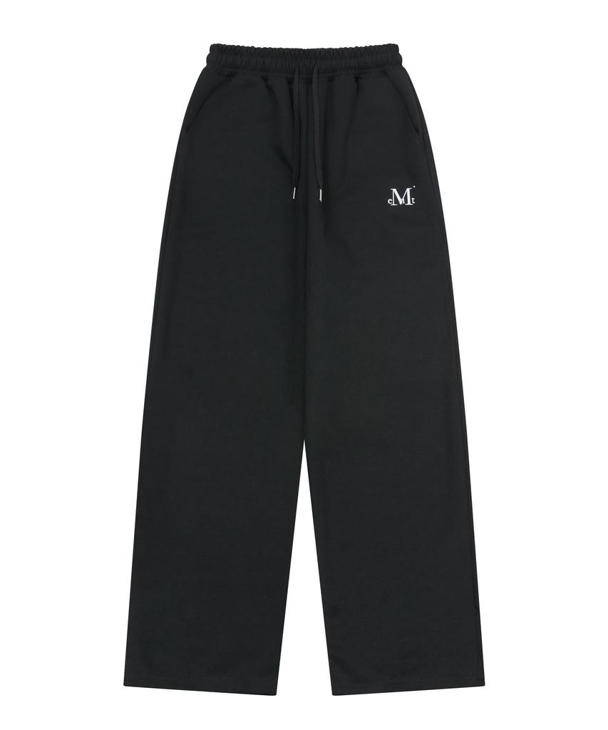 MUCENT Signature Bag 72 Lettering Wide Sweatpants Unisex (2 Colors)