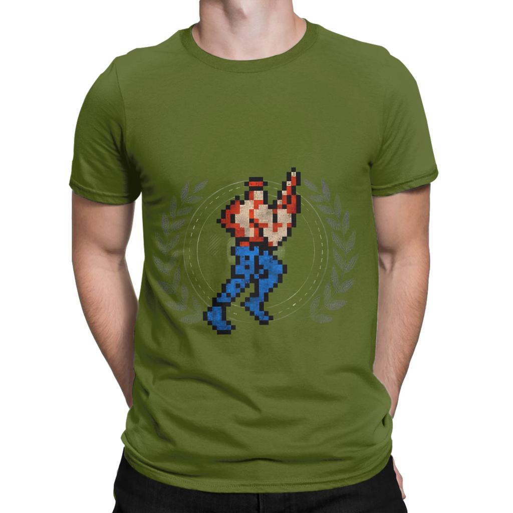Contra Sprite Badge Funny Graphic 100 Cotton TShirt Contra Nes Tees Tops For Unisex