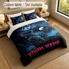 3Pcs Bedding Set Custom Name Text, 1 Sheet 2 Pillowcases Home Bed DecorFriday the 13th Jason Voorhees