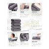 AYO Bath Towel, Fluffy, Hotel Specification, Large, Instant Water Absorption, 60*120cm, Set of 5, Microfiber, Strong Water Absorption, Quick Drying,