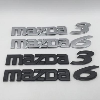 1ks 3D ABS pro 2 3 6 auto Písmena Zadní víko kufru Samolepky Znak odznak nálepka Samolepka Auto styling auto Příslušenství