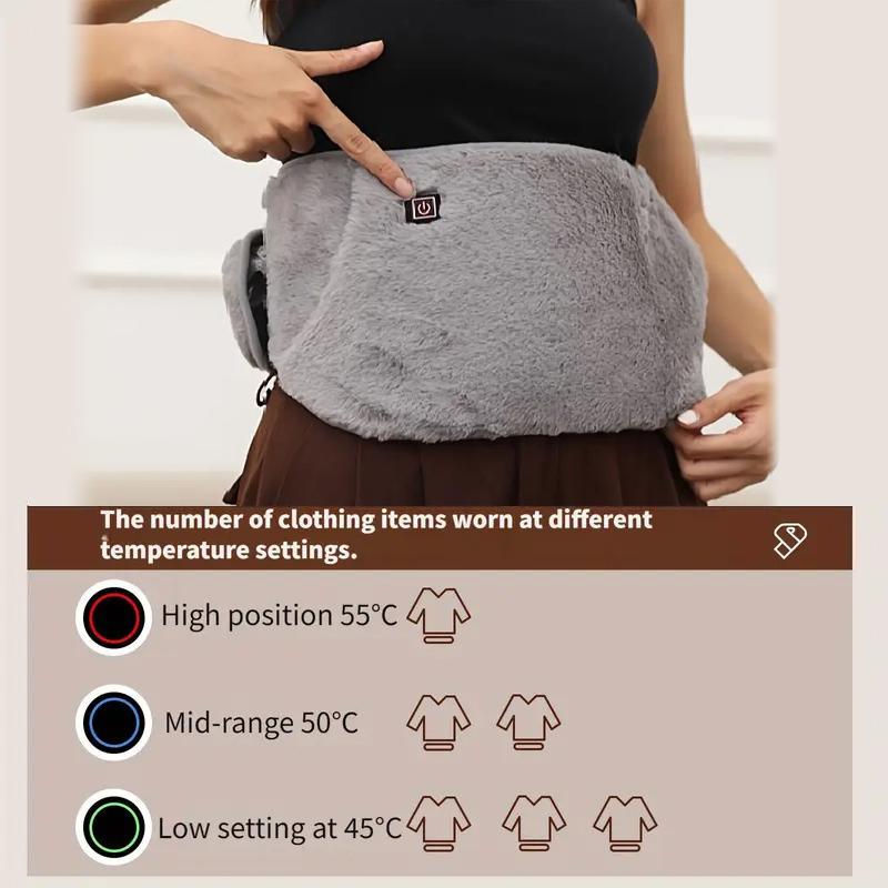 Electric Graphene Heating Pad 3 Levels Cold-Proof Uterine Warm Belt Waist Warming Pad USB Abdominal Soft Hand Hot Compress Pads