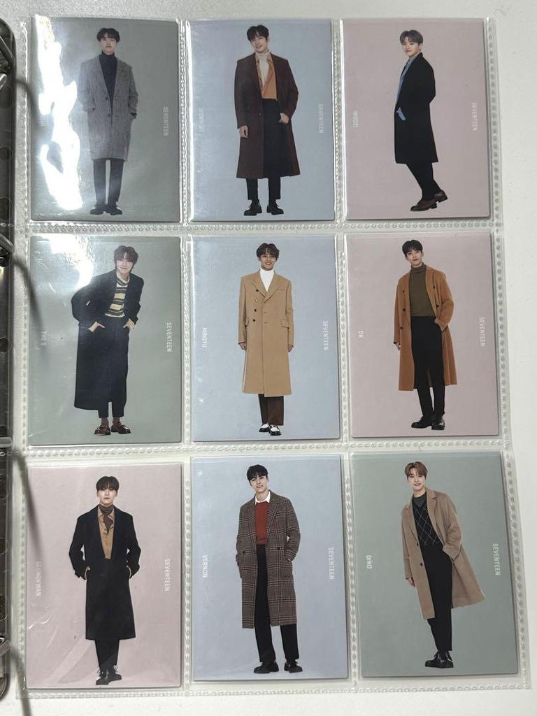 [USED] Seventeen Winter Trading Card 54 Complete Seventeen