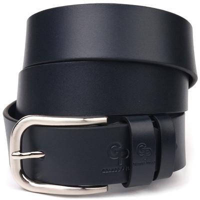 Quality Men's Leather Belt GRANDE PELLE Leather Belt 21468 Blue