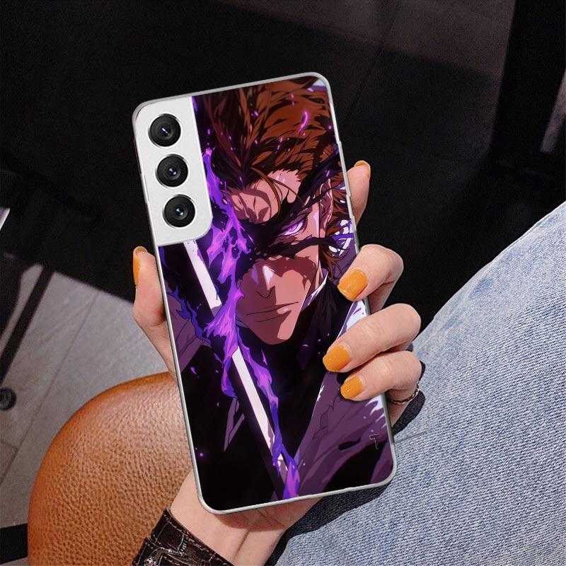 Aizen Sousuke Bleach Phnoe Case for Samsung Galaxy S26 S25 Edge S23 S24 Ultra S22 Plus S21 S20 FE Unique Cover Soft Coque Galaxy