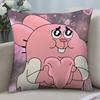 Animation Amazing World Gumball Pillow Case Short Plush Sofa Decorative Gift Home Double-sided Printing Cushion
