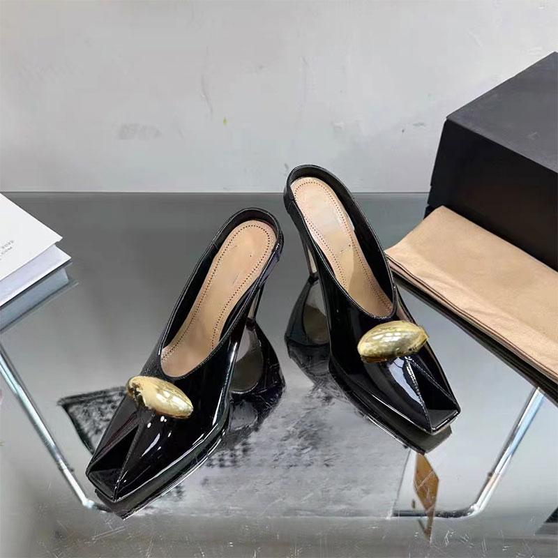 Modenschau Stil 10.5cm High Heel Peeptoe Sandalen Frühling Sommer Schwarz Weiß Mode Sexy Professionell Pendler Damen Schuhe Größe 43