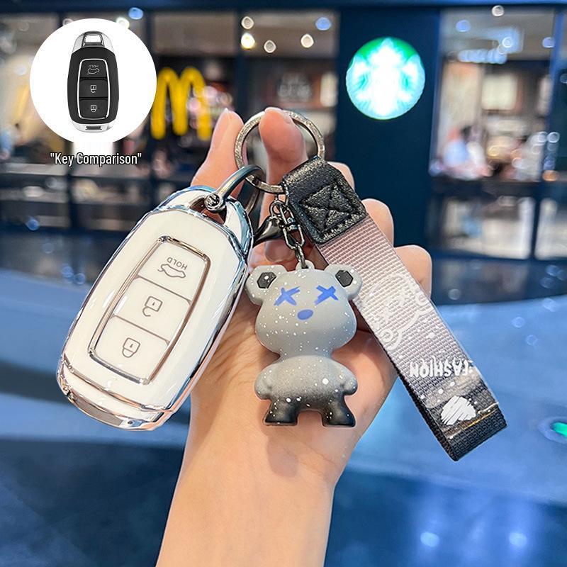 Modern ix35, Elantra ix25 Key Case: Compact Car Shell Buckle for Elantra, Lingdong, Mingtu, Langdong & Verna Models