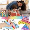 HUAZONTOM Push Pop Blase Quetsch Stressabbau Lernspiel Beliebtes Weihnachtsset mit Macaron-Spielzeug, Spielzeug, Spielzeug, Brett, Geschenk, Geschenk, 2, Herz, Einhorn,