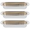 3Pcs Closed Pickup Cover Single No Hole Brass Instrument Guitar Musical Accessories
