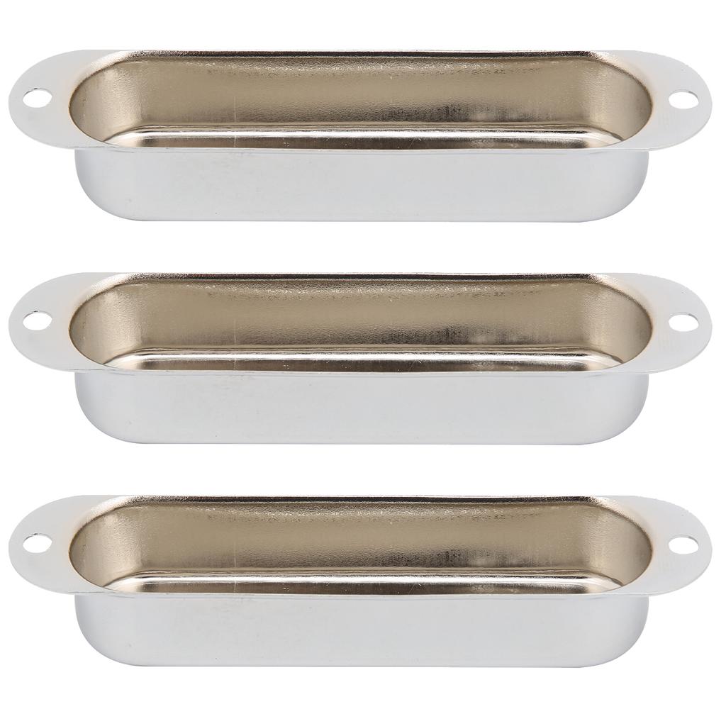 3Pcs Closed Pickup Cover Single No Hole Brass Instrument Guitar Musical Accessories