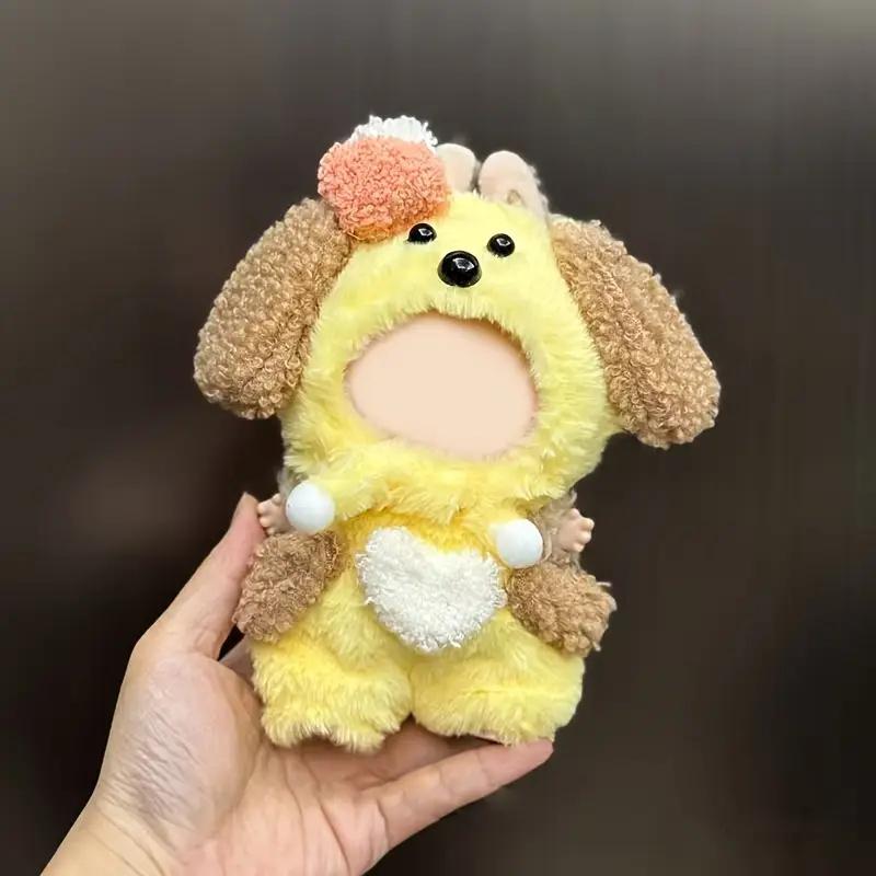 17cm Animal Shaped Doll Clothes for Toy Dolls Cute Changing Outfits DIY Doll Accessories Plush Clothing Set Festival Party Gifts