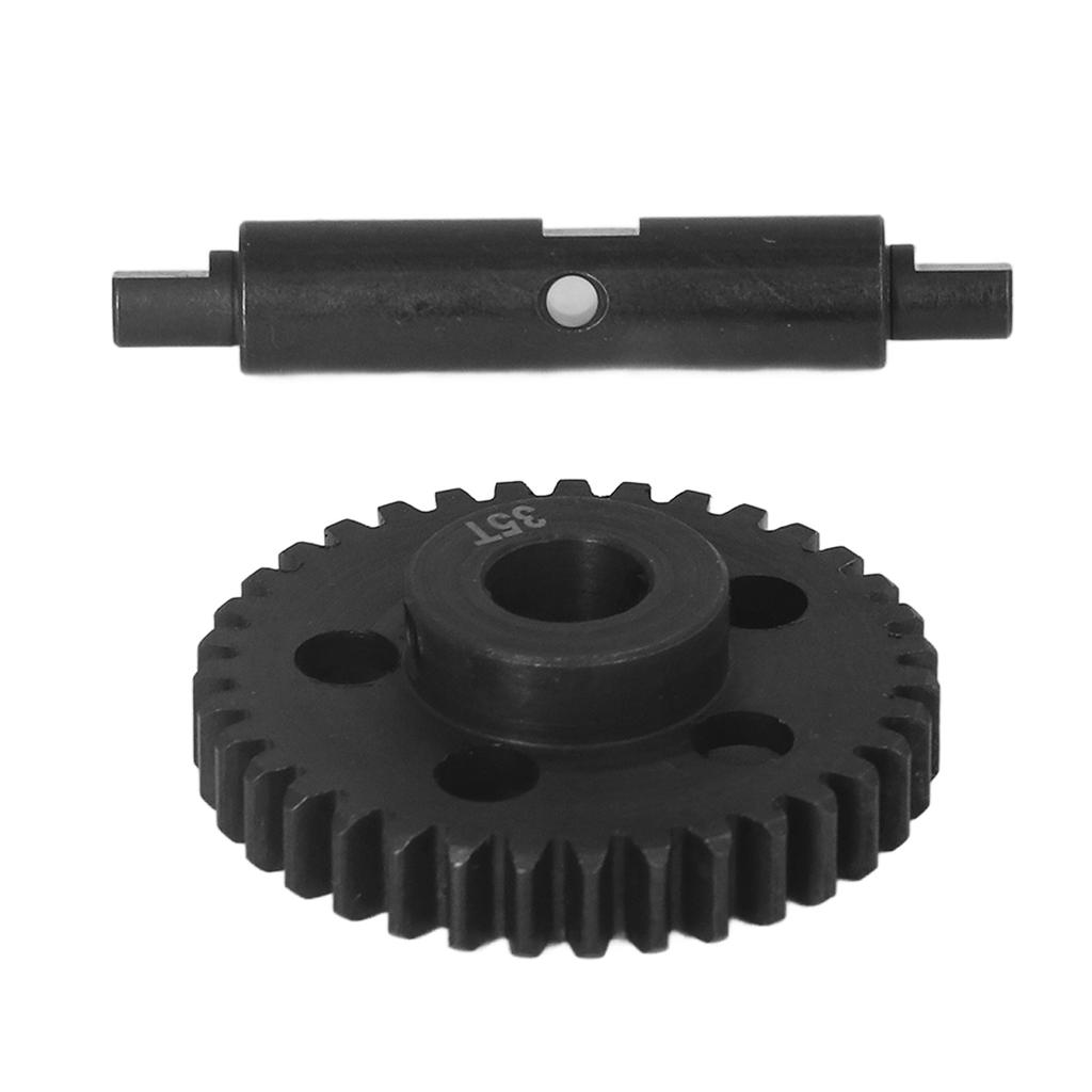 35T Pinion Motor Gear Steel Aluminum Alloy Replaceable Black RC Car Motor Pinion Gear for ARRMA 1 7 1 8
