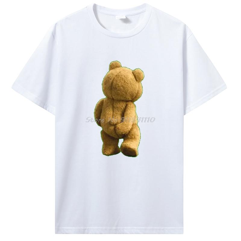 Ted Bär kratzt sich am Hintern T-Shirt Lässige Oberteile T-Shirts Fitness T-Shirt Unisex Streetwear T-Shirt Kleidung