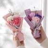 Artificial Mini Soap Flower Bouquet Fake Plants Simulation Rose Flower Valentine'S Day, Mother'S Day Party Gifts Decoration