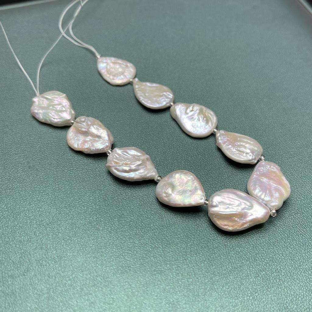 DIY Schmuckzubehör Tropfenförmige Barock-Birne Für Schmuckherstellung DIY Halskette Ohrringe Armband Zubehör Länge 18cm