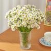 Chamomile Artificial Flower Bunch - 6 Stems: Small Daisy Decor for Living Room, Dining Table & Photography Props