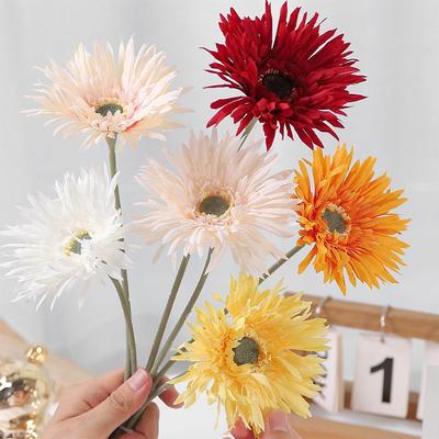 1Pcs Artificial Silk Gerbera Flowers for Wedding Decoration Fake Daisy Chrysanthemum Party Home Decoration Fake Flowers