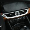 For Alfa Romeo Giulia Stelvio 2017 2018   ABS Carbon Fiber Car Interior Center Console Air Conditioning Vent Frame Trim