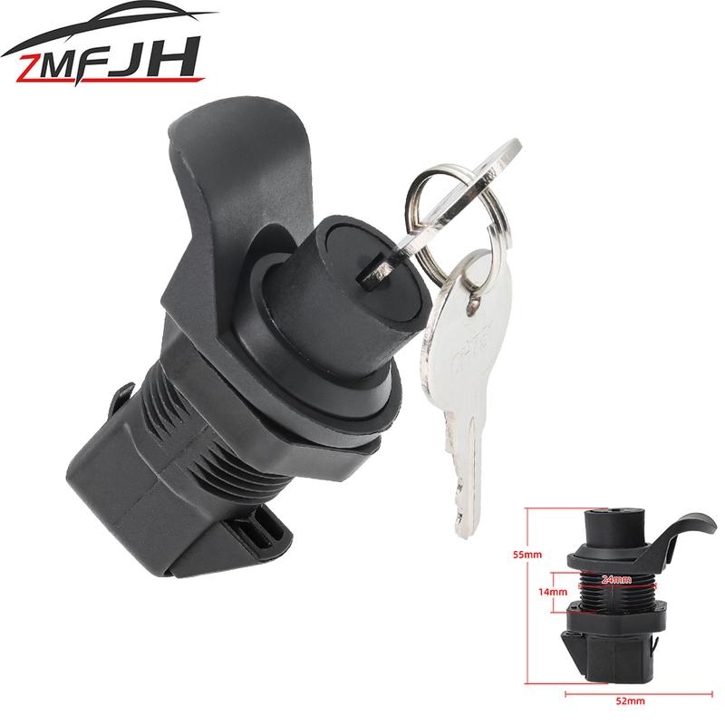 1PC Marine Push Latch Button Lock For Boat RV Truck Cupboard Drawer Boating Durable Lock Motorhome Furniture Safety Lock