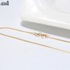 Effie Queen 925 Sterling Silver Box Chain Choker Basic Chain Minimalist Style Necklace Neck Accessory for Women & Men Gift SC07