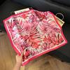 New 71 * 71cm Korean version small square scarf women's silk scarf spring and summer thin sunscreen scarf neck protection tied bag headband scarf