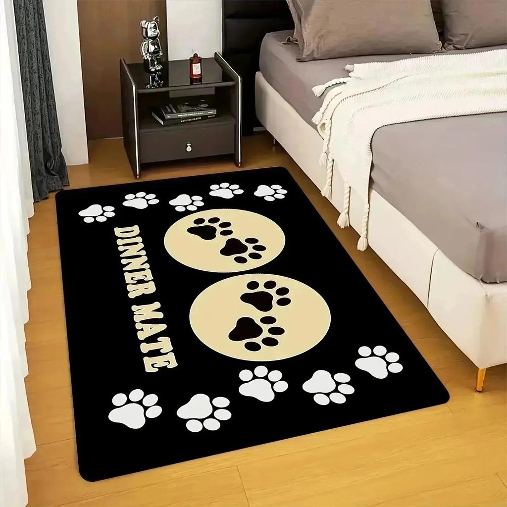 1PC Rose Pattern  Kitchen Rugs Non-Slip Home Door Mats Pop Design Bathroom Rugs Bath Mat Carpet for Home Sink Laundry Decor