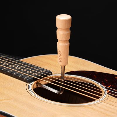 6-kantnyckelsats för gitarr, 4 mm/5 mm - Förlängd trähandtagsschlüssel för halsunderhåll, Komfortgreppverktyg för enkel justering av dragstång