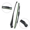 Car Accessories Windscreen Wiper Kit With 400mm Wipers 12V 400mm Blades 6 Mm Shaft Black Caravan For Fishing Boat