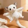 Roztomilý plyšák sugar glider, mačkací, nadýchané mini plyšové zvířátko pro děti i dospělé, dekorace na tašku, dárek k narozeninám a ozdoba na stůl