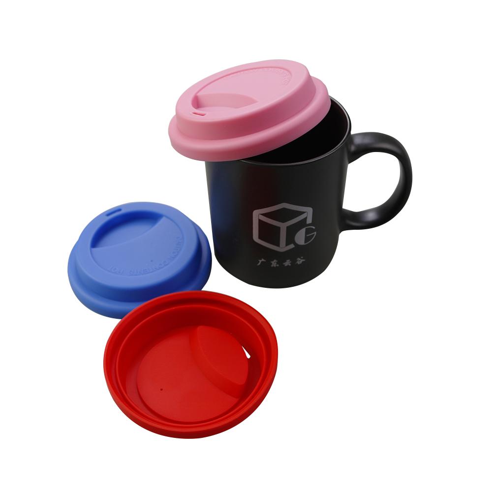 1PCS 9cm Universal Reusable Silicone Cup Lids Fresh Cover Silicone Insulation Anti-Dust Cup Cover Coffee Mug Lids Cup Sleeve