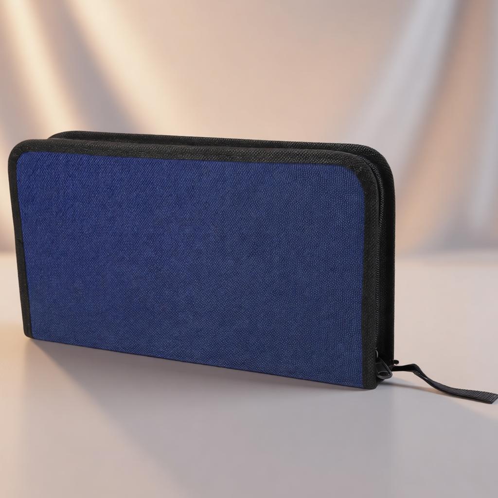 High Capacity 80 Disc Pouch Sturdy Oxford Textile Disc Case Convenient Handle Perfect For Disc Enthusiasts And Collectors