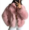 Autumn and Winter Women's Clothing Lapel Artificial Fur Jacket Women's Loose Casual Temperament Short Coat