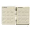 Delfonics Planner 2025-2026 Edition (Starting March 2025) Rollbahn Zoo L Monthly Planner (White Tiger)