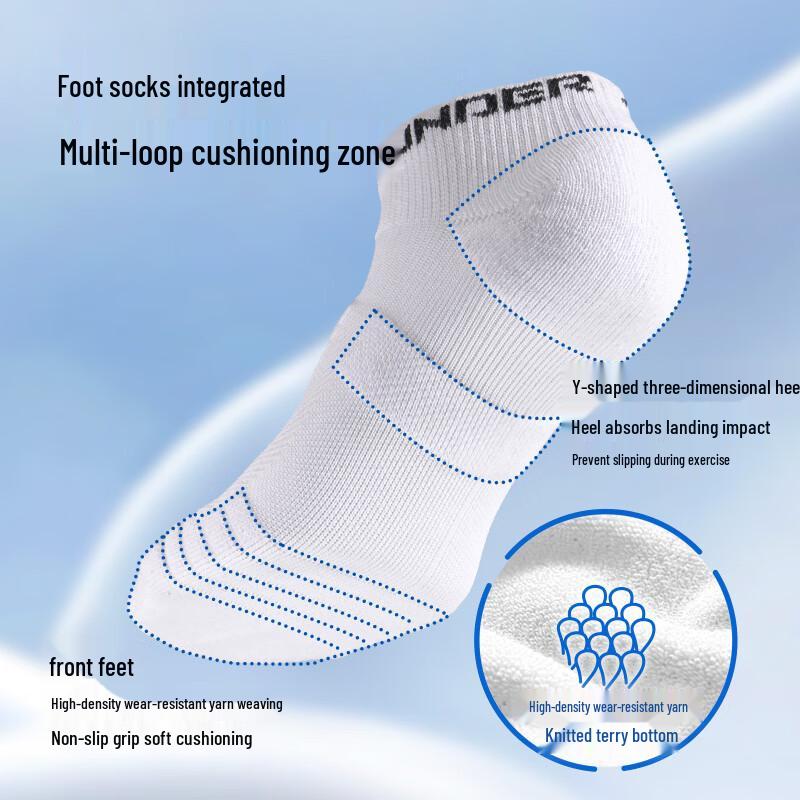 Under Armour Unisex Low-Cut Athletic Socks (3-Pair Pack)