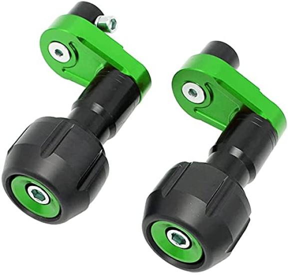 YUANYE Frame Slider Fairing Guard for Ninja 400 and Ninja Aluminum Alloy Adhesive 250, Anti-Tip (Red)