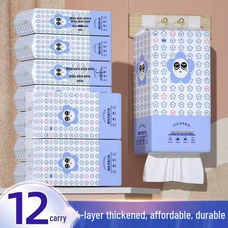 Hanging Tissue Dispenser for Home, Facial, Dorm, and Toilet Paper Use