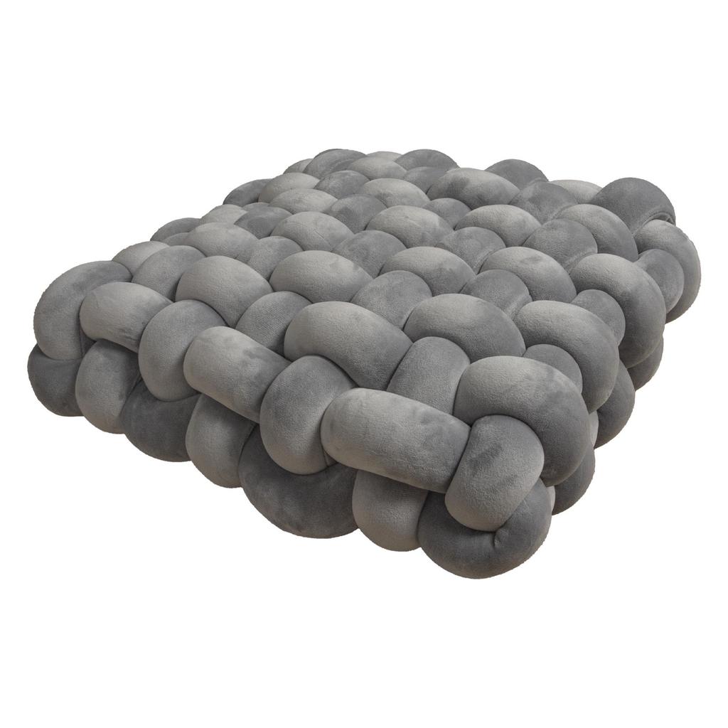 Nordic Woven Throw Pillow - Plush Square Backrest Sofa Cushion for Home Decor