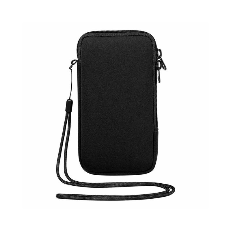 

Универсальный чехол на молнии для телефона, защитный противоударный чехол для смартфонов в дороге чёрный
