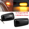 2Pcs Dynamic Side Marker Light Turn Signal Lamp LED Flashing For Peugeot 306 106 406 806 For Citroen XM ZX Break Xsara Xantia