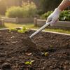 Hand Weeder with Rake Head Stainless Metal Garden Weeding ImplementPiece Soil Loosening for