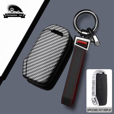 Abs Carbon Fiber Car Key Case For Kia Sportage   Ray Sorento Soul Telluride Cerato  K5 K8  Remote Key Holder