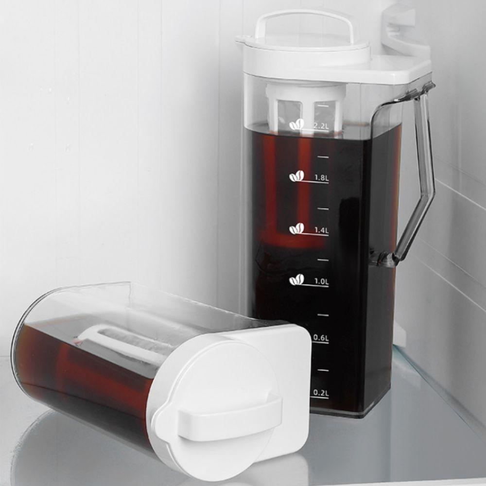 Sealed Cold Brew Coffee Maker with Filter Cold Water Jug Portable Cold Brew Coffee Pot Home